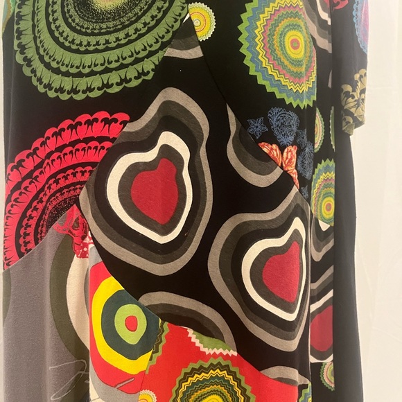 Desigual dress medium with appliqués EUC - Picture 5 of 12